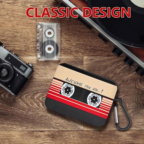 حافظات لطيفة لـ AirPod Pro 2 مع سلسلة مفاتيح، تصميم شريط كاسيت مضحك، غطاء حماية كامل ناعم لحافظة AirPods Pro 2nd Generation 2022 in Kuwait