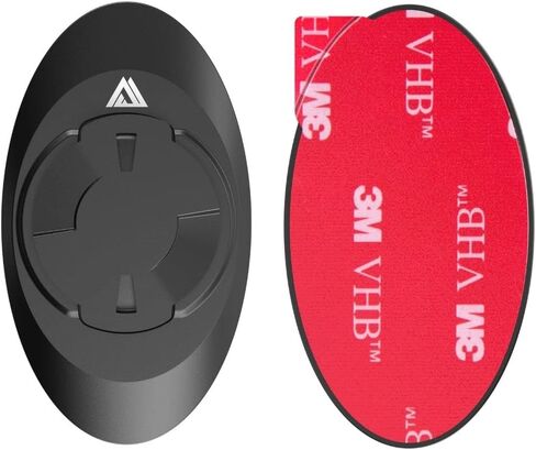 KOM Cycling Edge Universal Phone Adapter Attach Your Smartphone to Any Bike Mount - Quarter Turn Phone Mount Adhesive Adapter in Saudi Arabia