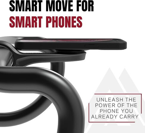 KOM Cycling Edge Universal Phone Adapter Attach Your Smartphone to Any Bike Mount - Quarter Turn Phone Mount Adhesive Adapter in Saudi Arabia