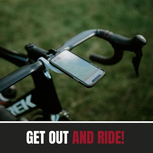 KOM Cycling Edge Universal Phone Adapter Attach Your Smartphone to Any Bike Mount - Quarter Turn Phone Mount Adhesive Adapter in Saudi Arabia