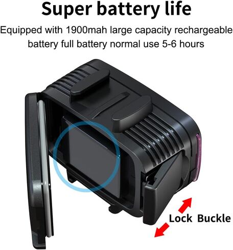 Starbea Diving Video Light مقاوم للماء 131FT/40M مع محول الحذاء الساخن 3 مرشحات ألوان LED كاميرا ملء أضواء التصوير الفوتوغرافي تحت الماء لـ Gopro Nikon Sony Canon Fujifilm(SL-100) in Kuwait