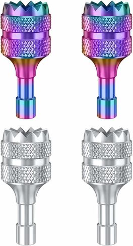 عصي تحكم ميني 3/ ميني 3 برو، زوجان من عصي التحكم عن بعد دي جيه اي احتياطية من الالومنيوم لملحقات دي جيه اي ميني 3 برو / ملحقات دي جيه اي ميني 3 الكلاسيكية (فضي وقوس قزح) in Kuwait