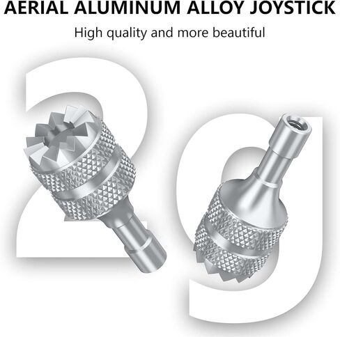 عصي تحكم ميني 3/ ميني 3 برو، زوجان من عصي التحكم عن بعد دي جيه اي احتياطية من الالومنيوم لملحقات دي جيه اي ميني 3 برو / ملحقات دي جيه اي ميني 3 الكلاسيكية (فضي وقوس قزح) in Kuwait