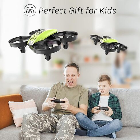 طائرة بدون طيار صغيرة من تشيروينج U46S للأطفال المبتدئين، طائرة نانو كوادكوبتر داخلية مطورة مع 3 بطاريات، وضع مقطوعة الرأس، جهاز تحكم عن بعد، لعبة هدية رائعة للأولاد والبنات in Kuwait