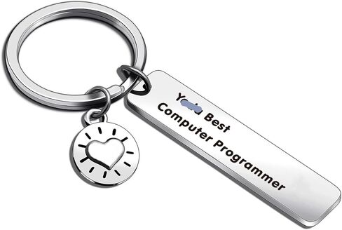 ASANHAO سلسلة مفاتيح مبرمج كمبيوتر Yoda Jewelry Tech Developer Keychain هدية علوم الكمبيوتر سلسلة مفاتيح Geek هدية كمبيوتر مجوهرات علوم الكمبيوتر هدية مهندس برمجيات سلسلة مفاتيح الكمبيوتر in Kuwait