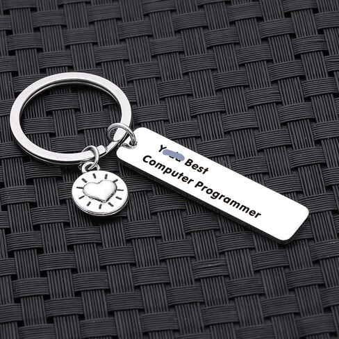 ASANHAO سلسلة مفاتيح مبرمج كمبيوتر Yoda Jewelry Tech Developer Keychain هدية علوم الكمبيوتر سلسلة مفاتيح Geek هدية كمبيوتر مجوهرات علوم الكمبيوتر هدية مهندس برمجيات سلسلة مفاتيح الكمبيوتر in Kuwait