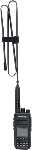 42.5-Inch ABBREE SMA-Male VHF UHF Dual Band 144/430Mhz Foldable Tactical Antenna for Yaesu FT-70DR,FT-2DR,FT-270R TYT Wouxun Ham Two Way Radio in Kuwait