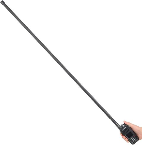 42.5-Inch ABBREE SMA-Male VHF UHF Dual Band 144/430Mhz Foldable Tactical Antenna for Yaesu FT-70DR,FT-2DR,FT-270R TYT Wouxun Ham Two Way Radio in Kuwait