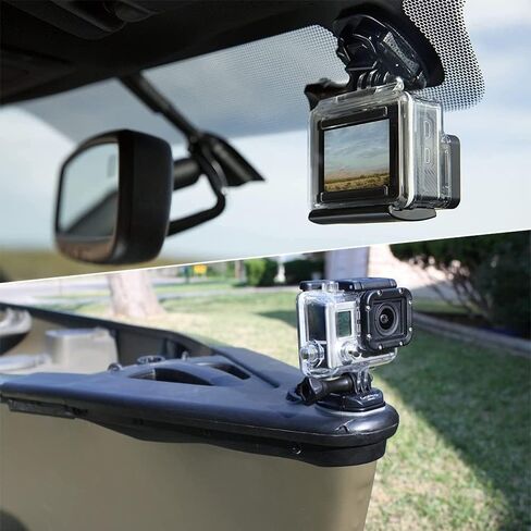 خوذة تثبيت لاصقة من Wealpe مع شريط لاصق 3M متوافق مع GoPro Hero 11، 10، 9، 8، 7، Max، Fusion، 6، 5، 4، Session، 3+، 3، 2، 1 كاميرات in Kuwait