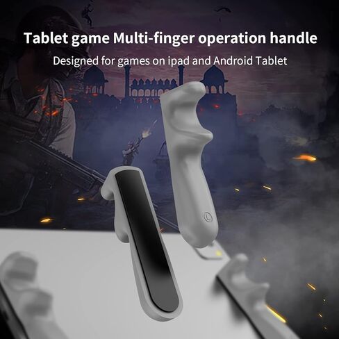 SUMAXPRO Tablet Hand Rest,Gaming Silicone Grip, Anti-Slip Grip Handle Six-Finger Operation for Fortnite,Call of Duty,League of Legend, Pubg,Rules of Survival Suitable for All Tablets in Kuwait