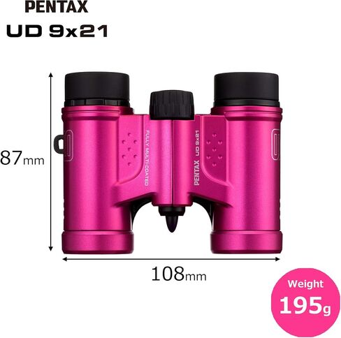 PENTAX Binoculars UD 10x21- Black. 10x magnification with roof prism. Bright and clear viewing, lightweight with Multi-coating to acheive excellent image performance. For concerts, sports and safari in Saudi Arabia