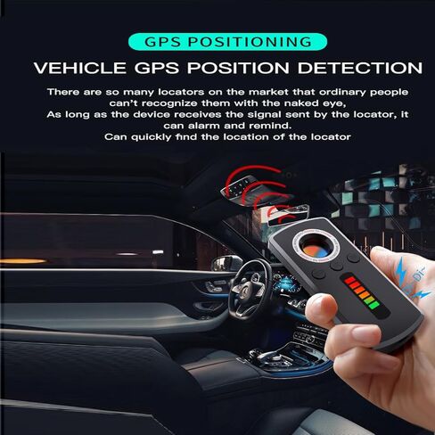 كاشف الكاميرا الخفية من كوكوكر، كاشف حشرات، جهاز كشف GPS مضاد للتجسس، ماسح ضوئي للكشف عن الترددات اللاسلكية لحماية الخصوصية للفنادق in Kuwait