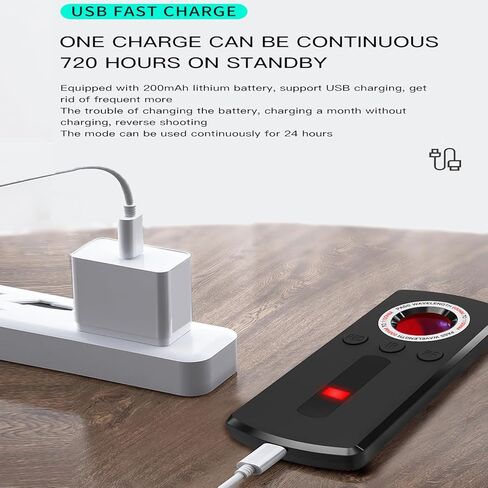 كاشف الكاميرا الخفية من كوكوكر، كاشف حشرات، جهاز كشف GPS مضاد للتجسس، ماسح ضوئي للكشف عن الترددات اللاسلكية لحماية الخصوصية للفنادق in Kuwait