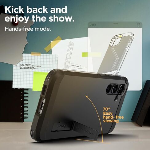 Spigen Tough Armor Designed for Galaxy S23 FE Case (2023) - Black in Kuwait