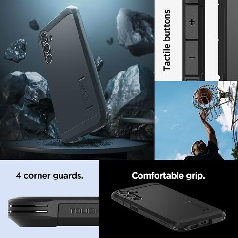 Spigen Tough Armor Designed for Galaxy S23 FE Case (2023) - Black in Kuwait