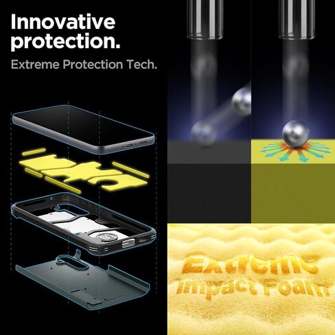 حافظة Spigen Tough Armor مصممة لهاتف Galaxy S23 FE (2023) - أسود in Kuwait