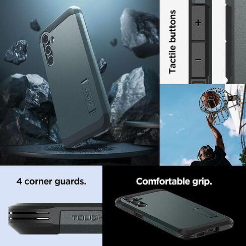حافظة Spigen Tough Armor مصممة لهاتف Galaxy S23 FE (2023) - أسود in Kuwait