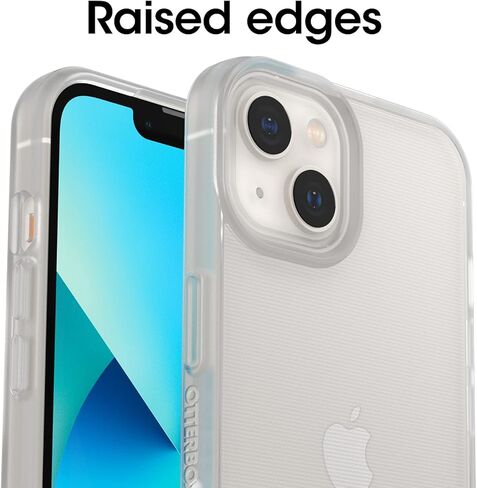 حافظة OtterBox iPhone 13 (فقط) Prefix Series - أسود كريستالي، رفيعة للغاية، مناسبة للجيب، حواف مرتفعة تحمي الكاميرا والشاشة، متوافقة مع الشحن اللاسلكي in Saudi Arabia
