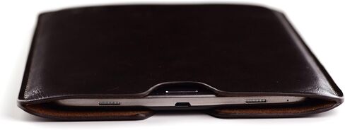 حافظة Dockem التنفيذية لجهاز Samsung Galaxy Tab S3 9.7 (أيضًا S2 9.7): حافظة كمبيوتر لوحي من الجلد الصناعي - حقيبة نحيفة وبسيطة واحترافية مع بطانة من الألياف الدقيقة (بني داكن) in Kuwait