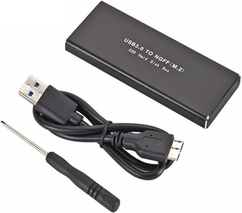 BOWONG M.2 SATA SSD to USB 3.0 External SSD Reader Converter Adapter Enclosure with UASP, Support NGFF M.2 2280 2260 2242 2230 SSD with Key B/Key B+M in Kuwait