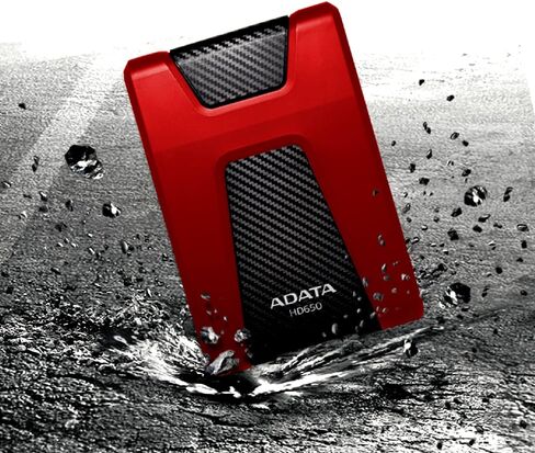 ADATA HD650 4TB USB 3.1 Shock-Resistant External Hard Drive, Black (AHD650-4TU31-CBK) in Kuwait