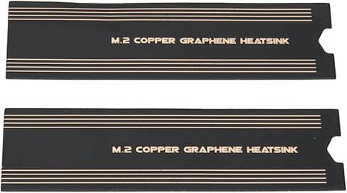 Zunate M.2 NVMe PS5 Heatsink، M.2 PCIE NVME 2280 SSD طلاء الجرافين غطاء كامل النحاس المبرد، SSD المبرد مع التوصيل الحراري للكمبيوتر المحمول PC PS5 مبرد قرص الحالة الصلبة in Kuwait