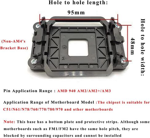 قاعدة المبرد Aimeixin AMD ، مروحة وحدة المعالجة المركزية مروحة تبريد الحرارة لـ AMD 940 / AM2 / AM3 مع معجون حراري in Kuwait