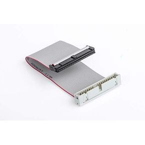 LIANSHU IDE Extension Cable -IDE 40Pin Male to Female Ribbon L=6Inches Grey Cable, Ribbon Cord for 3.5" PATA HDD in Kuwait