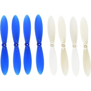 Force1 RC Quadcopter Spare Part - Replacement 2-Blade Propellers for UFO 4000 Mini Drone (Pack of 8) in Kuwait