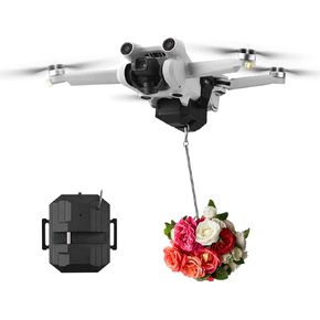 جهاز إسقاط حمولة نقل الحمولة من Airdrop، جهاز إسقاط بدون طيار، نظام إسقاط Airdrop متوافق مع DJI Mini 3/Mini 3 Pro/Mini 2/Mini SE/Mavic Mini/Mavic Pro/Mavic Air/FIMI X8SE in Saudi Arabia