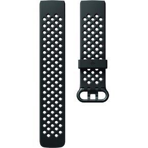 Fitbit Charge 3 Accessory Band, Official Fitbit Product, Sport, Berry, Small in Saudi Arabia
