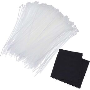 ربطات كبل نايلون Outus Outus Outus ذات سحاب ذاتي القفل 10.16 سم، عبوة 1000 قطعة in Kuwait