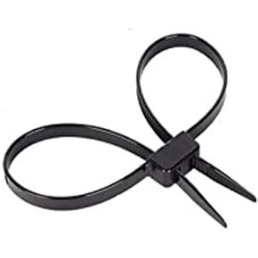 اصفاد مرنة من 10 قطع من اصفاد الشرطة لقوات انفاذ القانون، اساور يد متينة لتنظيم الحديقة مع اربطة كيبلات سوداء مقاومة للاشعة فوق البنفسجية والحرارة in Kuwait