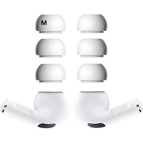 أطراف إسفنجية الذاكرة الممتازة من JNSA متوافقة مع AirPods Pro الجيل الثاني. والجيل الأول، لا يوجد ألم في أطراف الأذن المصنوعة من السيليكون. حشوات أذن مضادة للانزلاق، تناسب علبة الشحن، 4 أزواج (XS/S/M/L، أسود رغوي) in Kuwait