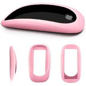 Mouse Silicone Cover, for Apple Magic Mouse 1&2, Drop Proof, Dust Proof, Ultra Thin Case Skin (Black)