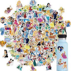 200 قطعة من ملصقات الأطفال، مجموعة ملصقات الأميرة، ملصقات الشخصيات الكرتونية اللطيفة، ملصقات الفيلم، ملصقات تزيين للأطفال والمراهقين والبالغين، ملصقات مقاومة للماء لزجاجة المياه وأمتعة الكمبيوتر المحمول in Kuwait