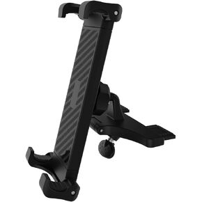 ضيفار حامل فتحة سي دي للتابلت، مشغل سي دي للسيارة والشاحنة، حامل الهاتف الذكي، حامل حامل للتابلت 5.5 انش - 13 انش، دوران قابل للتعديل 360 درجة، مشبك تابلت ثابت in Kuwait