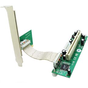 Sintech PCI-E Express 1X to PCI 32bits Adapter with 15CM Flex Cable in Saudi Arabia