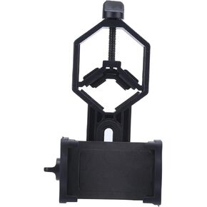 Jaxenor Cellphone Telescope Adapter Mount, Universal Smartphone Mount for Spotting Scope Telescope Microscope Monocular and Binocular,Support Eyepiece Diameter 25 to 48mm,Black in Kuwait