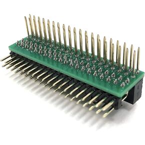 Micro Connectors Raspberry Pi 40-pin GPIO 1 to 2 Expansion Board (RAS-GP02),Green in Saudi Arabia