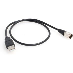 SZRMCC USB 5V 2A Mobile Power Bank to Hirose 4 Pin with Boost 12V Cable for Sound Devices 688 644 633 Zoom F4 F8 Zaxcom