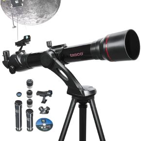 تلسكوب كاسكو سبيس ستيشن 60 × 700 ملم، 9060700، مثالي لعلماء الفلك المبتدئين، اسود in Kuwait