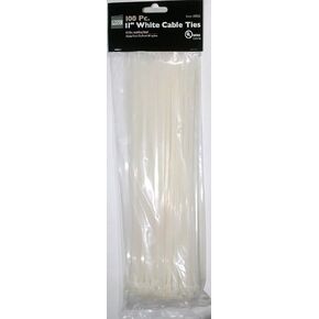 11" White Cable Ties, DuPont 66 Nylon, 100 Pc. in Saudi Arabia