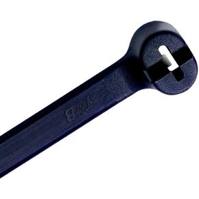 Thomas & Betts TY527MX Cable Tie 120lb 13" Ultraviolet Resistant Black Nylon with Stainless Steel Locking Device Distributor Pack (100 Pack) in Saudi Arabia