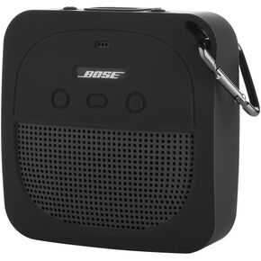 حافظة سيليكون TXEsign متوافقة مع سماعات Bose SoundLink Micro المقاومة للماء والمحمولة بتقنية البلوتوث، حافظة واقية مقاومة للصدمات أثناء السفر مع حلقة تسلق in Kuwait