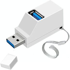 موزع USB، موزع USB 3 منافذ، موزع USB 3.0 عالي السرعة لأجهزة Surface Pro، XPS، الكمبيوتر المحمول، محركات أقراص فلاش USB، MacBook، Mac Pro/Mini، iMac، محرك الأقراص الصلبة المحمول... in Kuwait