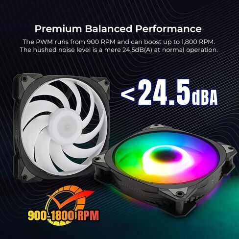 InWin Neptune AN120-3PK، مراوح PWM ARGB مقاس 120 مم، حزمة ثلاثية، إضاءة قابلة للتخصيص، ضغط ثابت، 5V-3PIN RGB قابل للعنونة، مزامنة اللوحة الأم مع 5V-3PIN، حتى 2200PWM، أسود in Kuwait