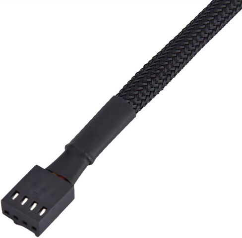 Bewinner 4-Pin PWM Fan Hub، 4-pin Male لوحدة المعالجة المركزية CPU Fans Hub، الكمبيوتر CPU/Case Fan Power Multi Splitter Connector Cable for 12V Computer 3-pin 4-pin Fans in Kuwait