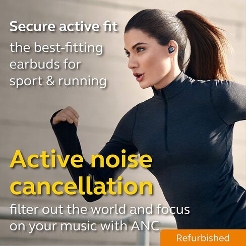 Jabra Elite Active 75t Navy Voice Assistant Enabled True Wireless Sports Earbuds with Charging Case (Renewed) in Saudi Arabia