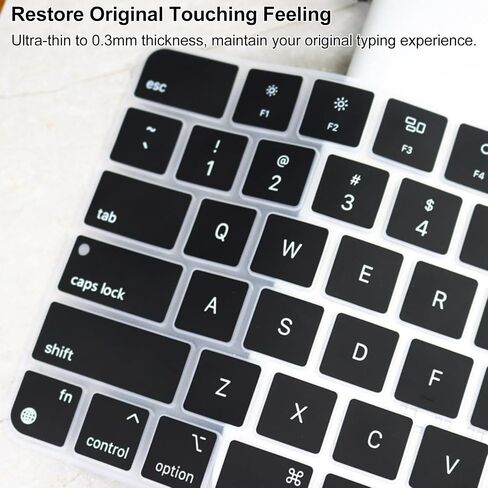 YongMai غطاء لوحة المفاتيح السيليكون لعام 2021 موديل جديد A2449 iMac Magic Keyboard مع معرف اللمس مع لوحة مفاتيح رقمية، غطاء لوحة مفاتيح Apple iMac Magic مقاوم للغبار وقابل للغسل وأغطية لوحة مفاتيح Apple Magic (أخضر) in Kuwait